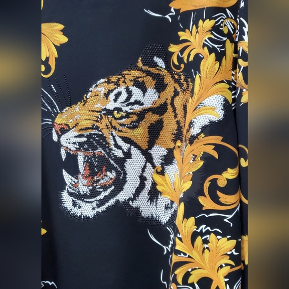 Leopard Baroque Rhinestone Sweater - Picture 2 of 5